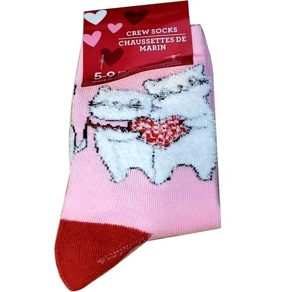 Accessories - *3/$15* Valentine Kitty Cat Heart Socks